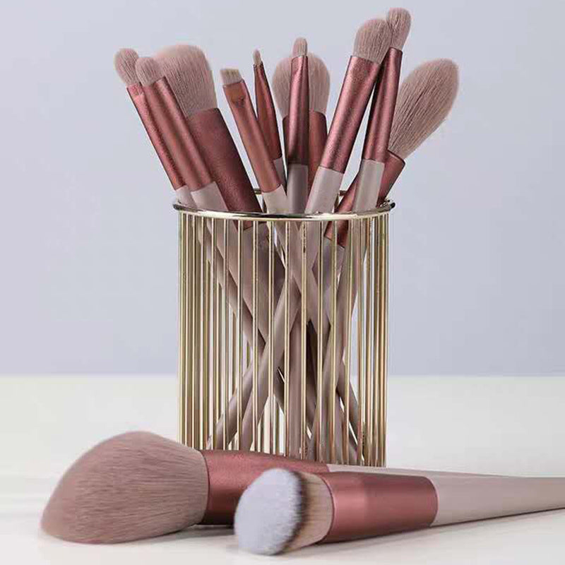 Glowaura™ Four Seasons Green Makeup Brush Set