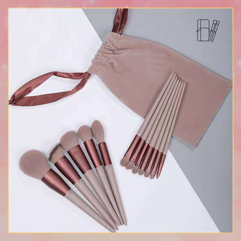 Glowaura™ Four Seasons Green Makeup Brush Set