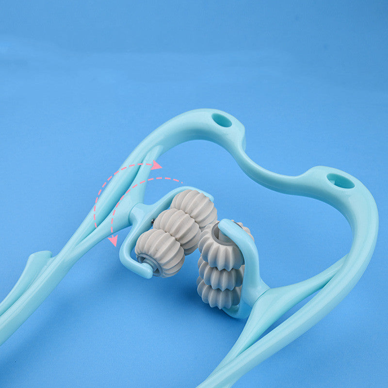 Glowaura™ Multifunctional Manual Six-wheel Neck Massager