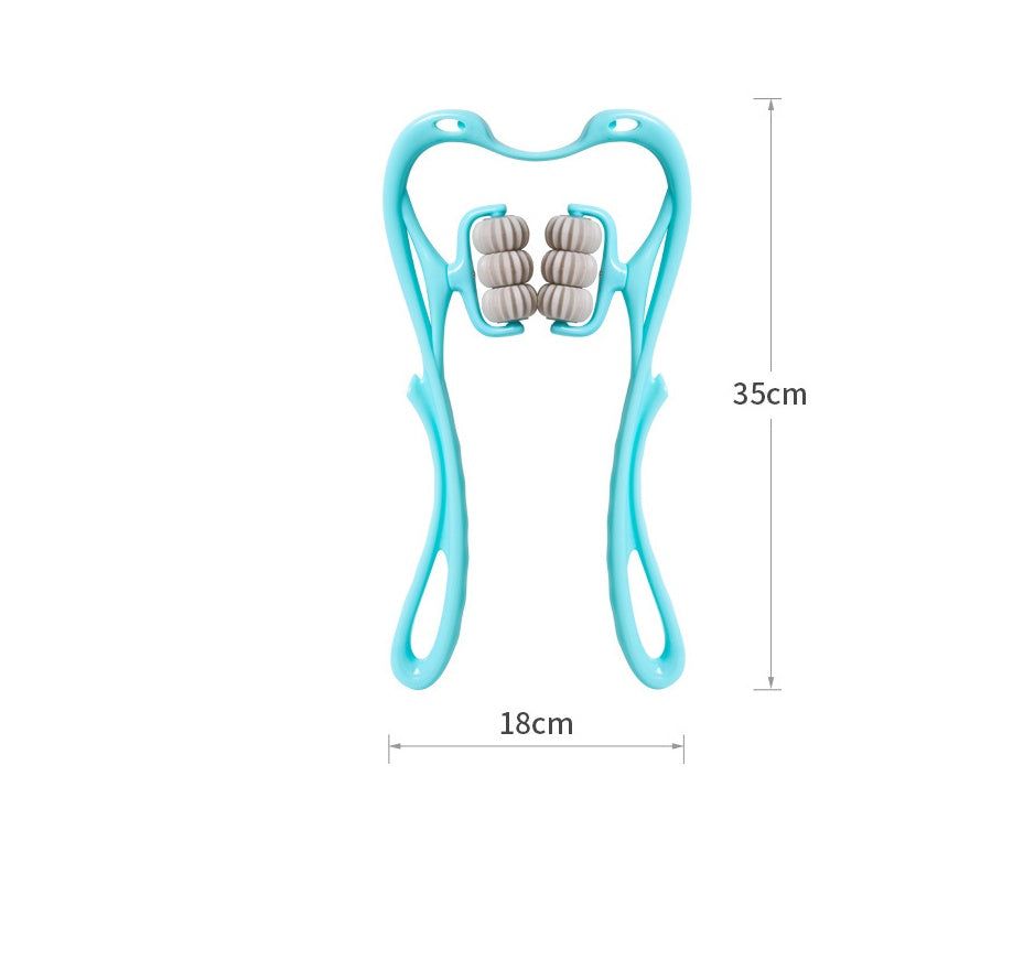 Glowaura™ Multifunctional Manual Six-wheel Neck Massager