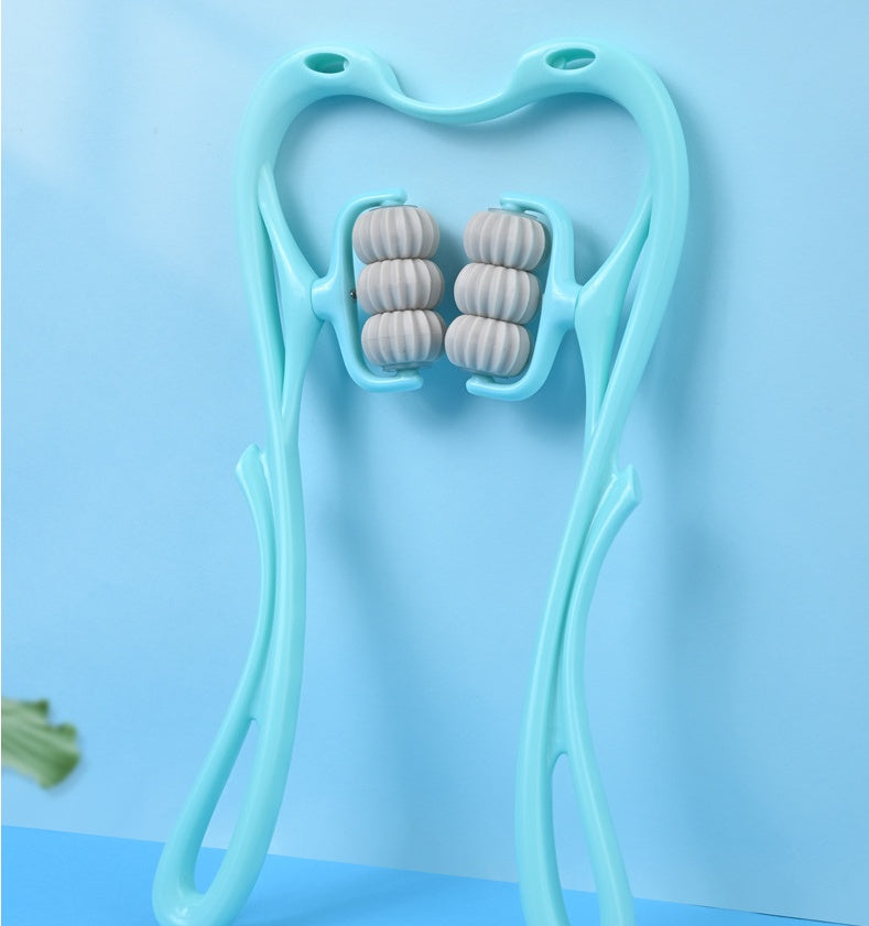 Glowaura™ Multifunctional Manual Six-wheel Neck Massager