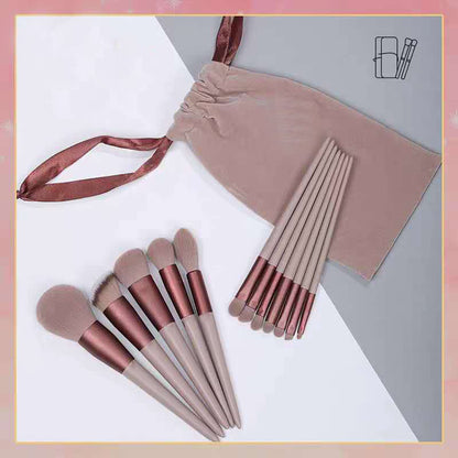Glowaura™ Four Seasons Green Makeup Brush Set